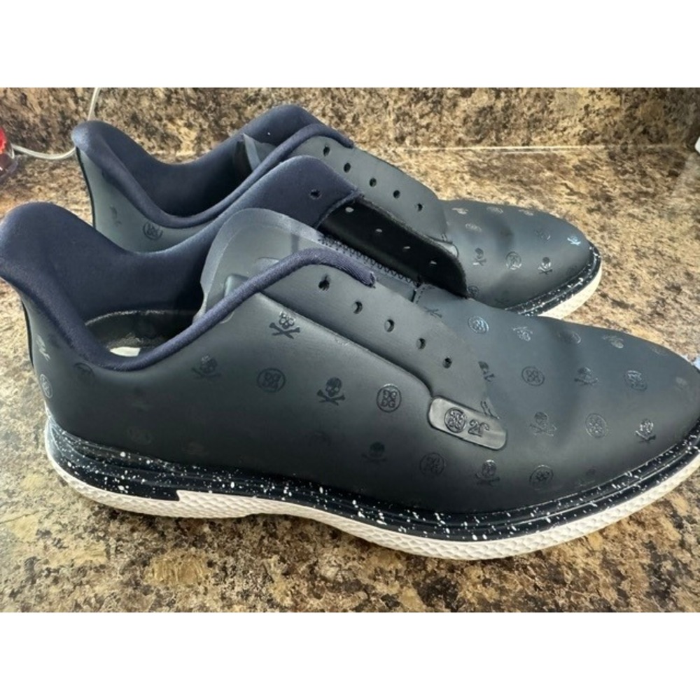 G/FORE Mens Gallivan2R Spiked Golf Shoes Twilight Navy Skull Size 10